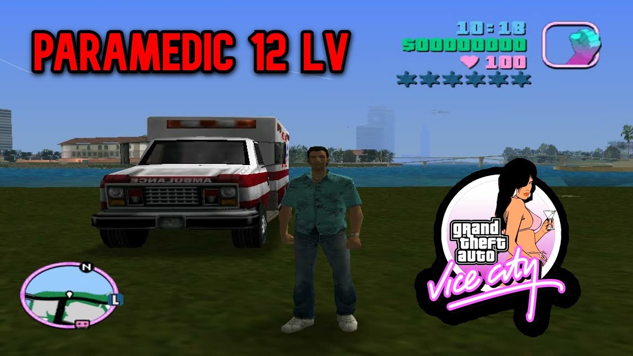 Gta Vice City 100% Completion - (paramedic mission easy method)