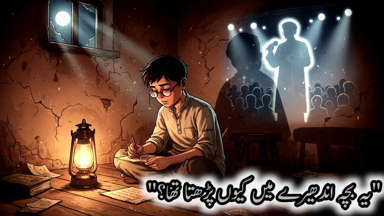 اندھیروں میں پڑھنے والا بچہ | ایک سبق آموز اردو کہانی | Motivational Islamic Story