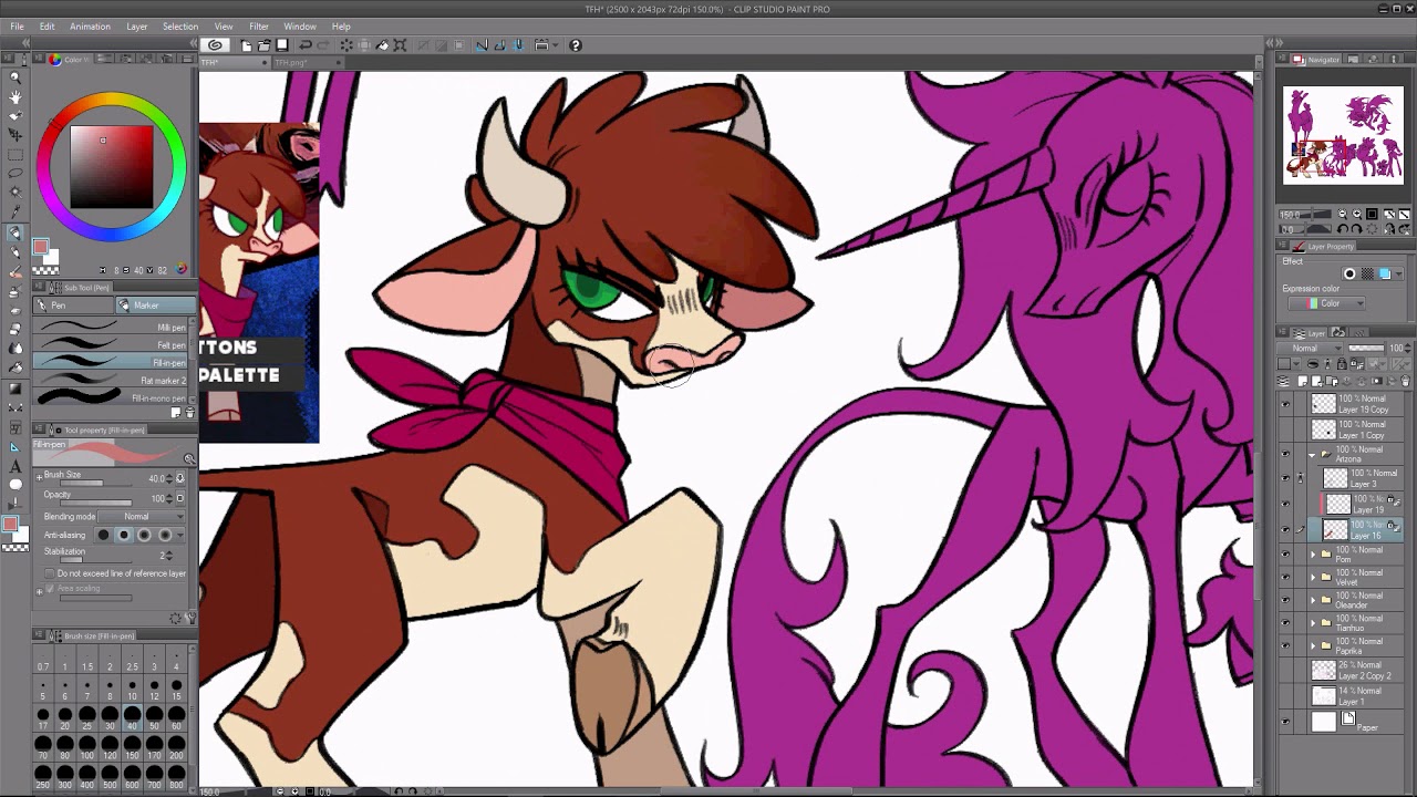 Them's Fightin' Herds - Speedpaint