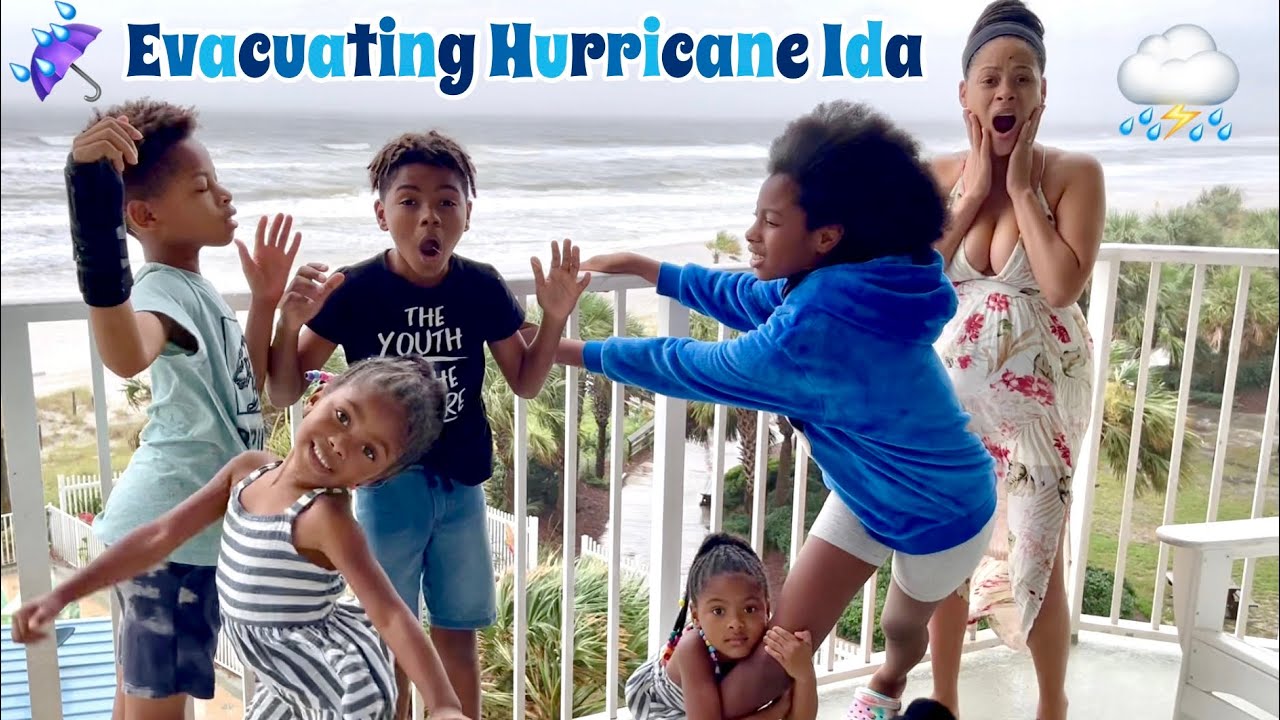 Family Of 7: Evacuating From Hurricane Ida