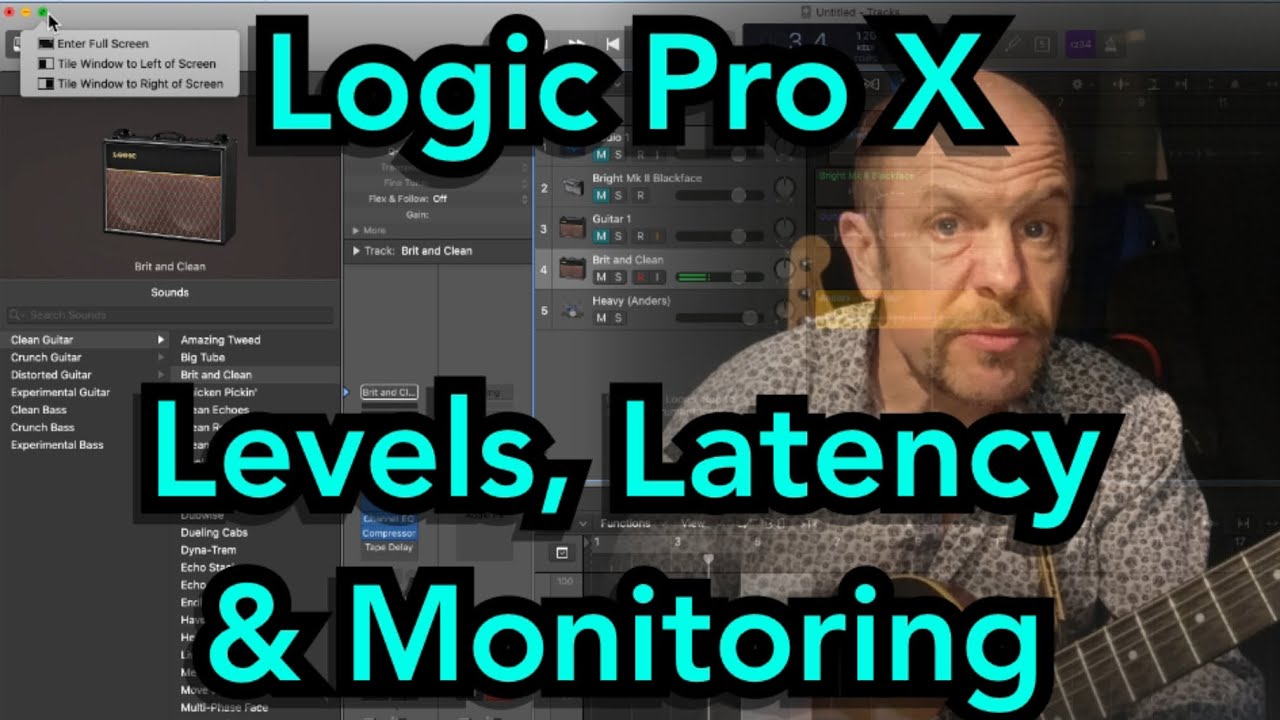 Logic Pro X: Levels, Latency & Monitoring