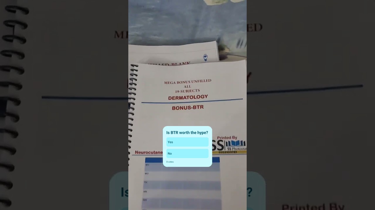 BTR BY DR.ZAINAB VORA|BONUS BTR|NEET PG 2025|INICET |    