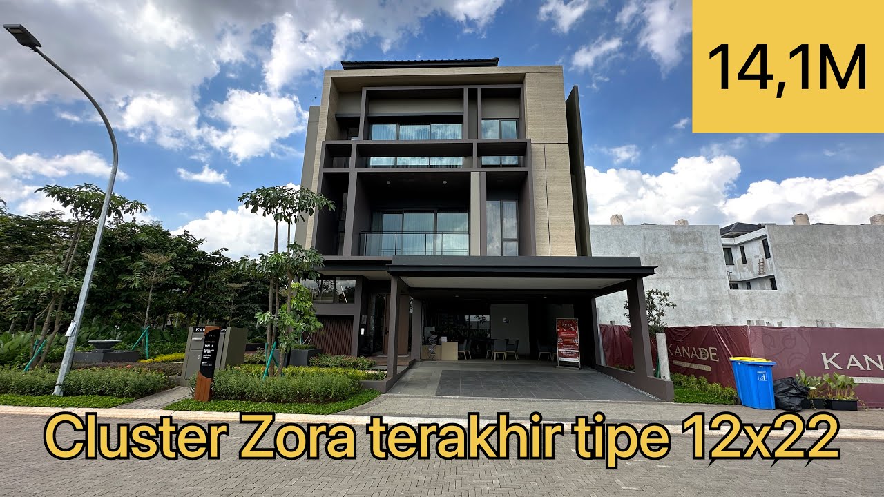 Rumah Kanade tipe 12x22 di Zora BSD