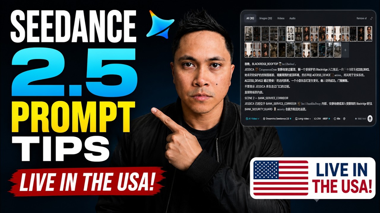 Советы по промптам в Seedance 2.5 (релиз в США, длинные видео и 50 референсов)