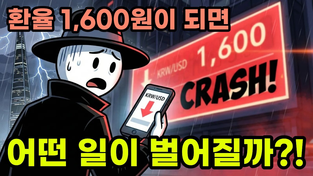 환율 1600원 돌파하면 벌어지는 일: 경제 붕괴 시나리오와 5단계 생존 전략