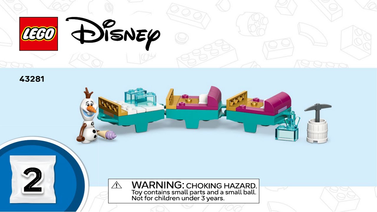 LEGO Instructions - Disney - 43281 - Elsa's Ice Castle and Snow Ride Adventure - Frozen (Book 2)