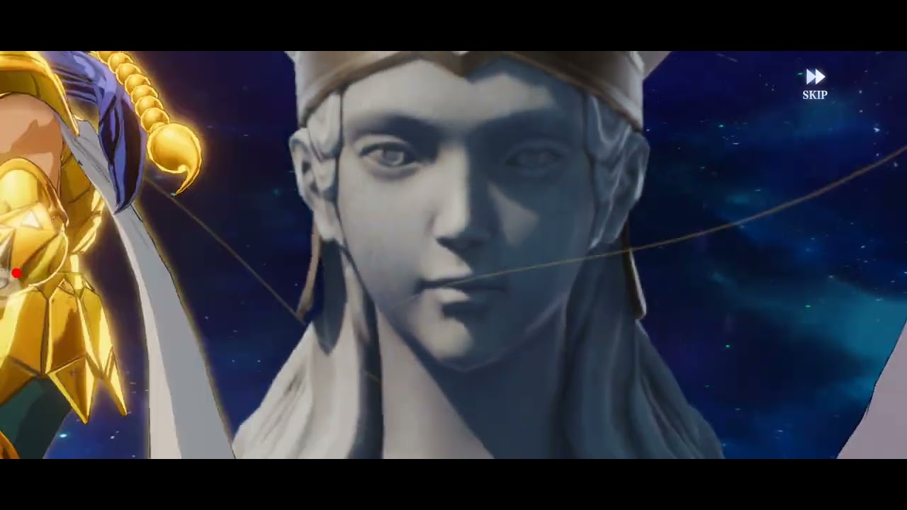 Exclamação de Atena Gold - Saint Seiya Ex