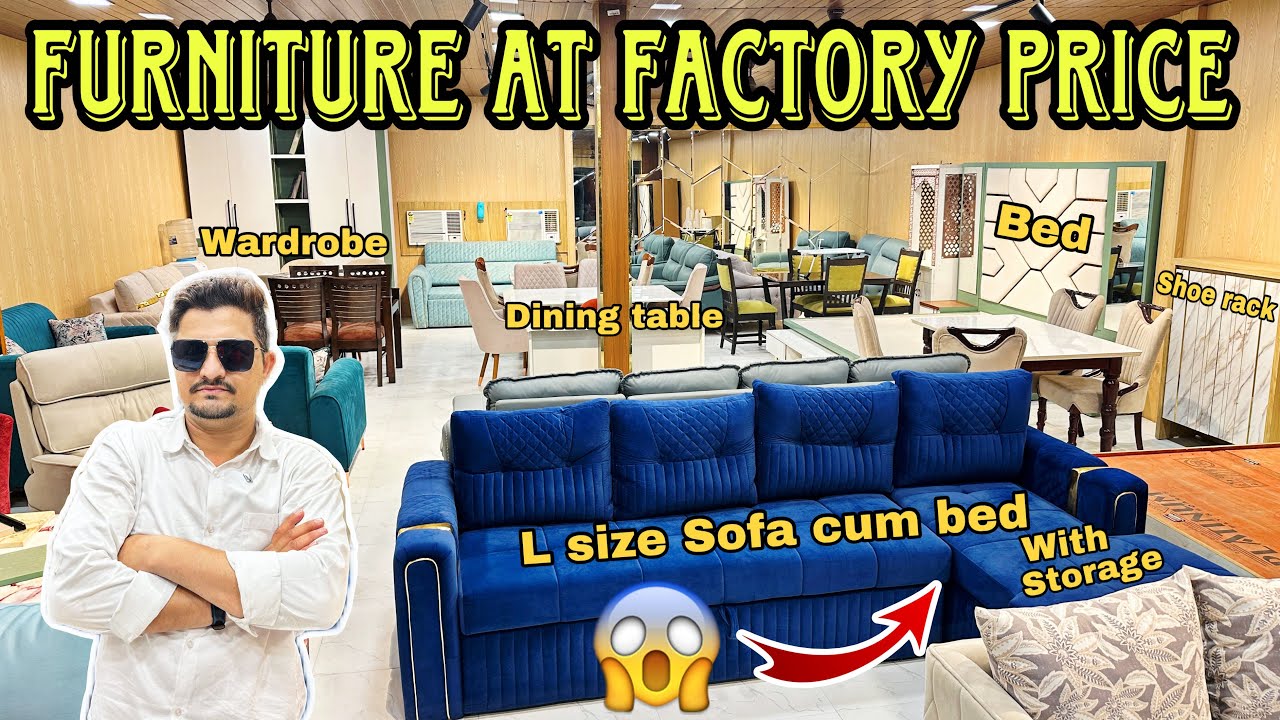 BIGGEST FURNITURE FACTORY IN MUMBAI | Cheapest Sofa, Bed, Wardrobe, Sofa Cum Bed, Dinning Table