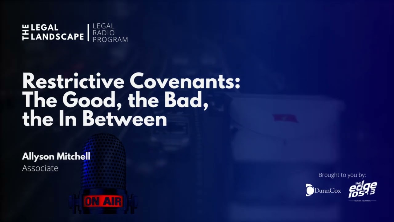 S6 EP8 | Restrictive Covenants - The Good, the bad, the in between