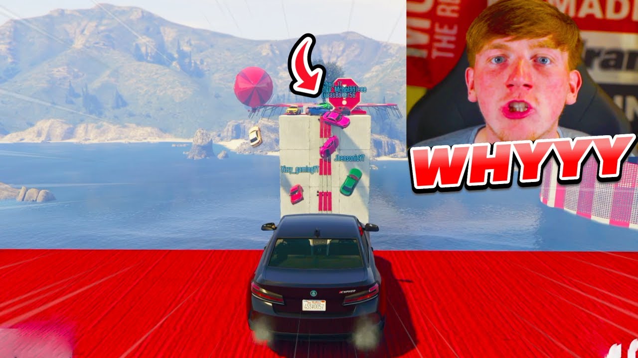 Лучшие моменты трансляции каждой гонки GTA Angry Ginge (Эпизод 40)