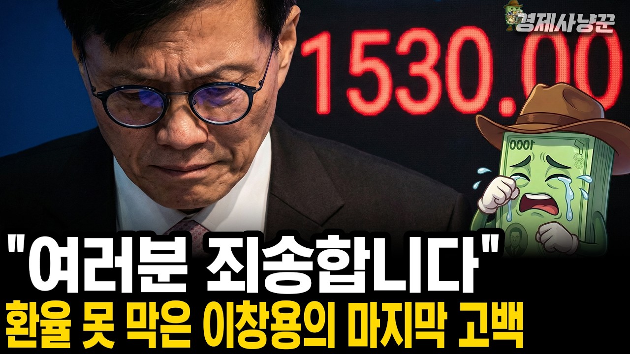 '환율 패배' 인정한 이창용 총재가 퇴임 앞두고 남긴 '2026년 환율 전망