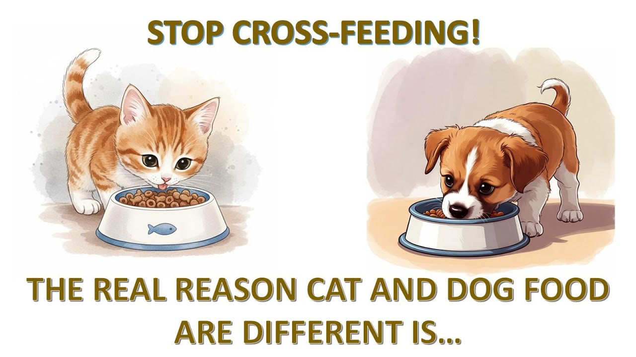 Why Sharing Food Can Be Dangerous for Cats and Dogs#animals
