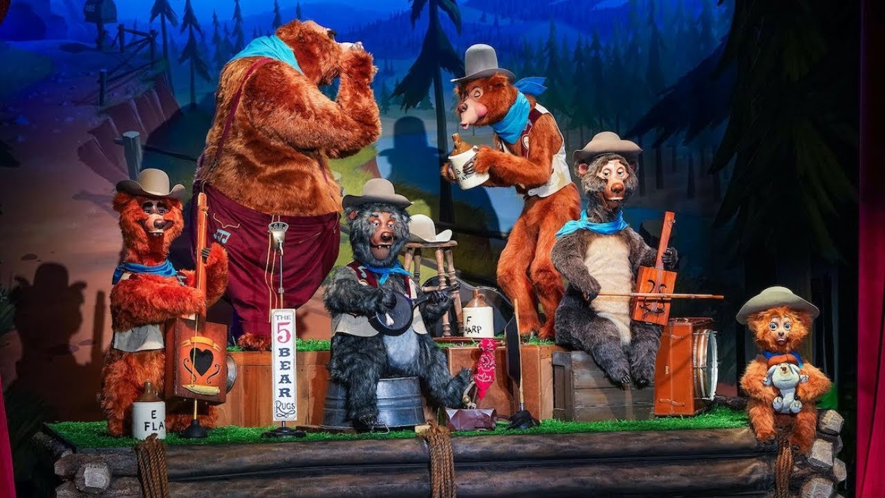 Музыкальный фестиваль Country Bear Jamboree, новое полное шоу 2025 года в Волшебном Королевстве D...