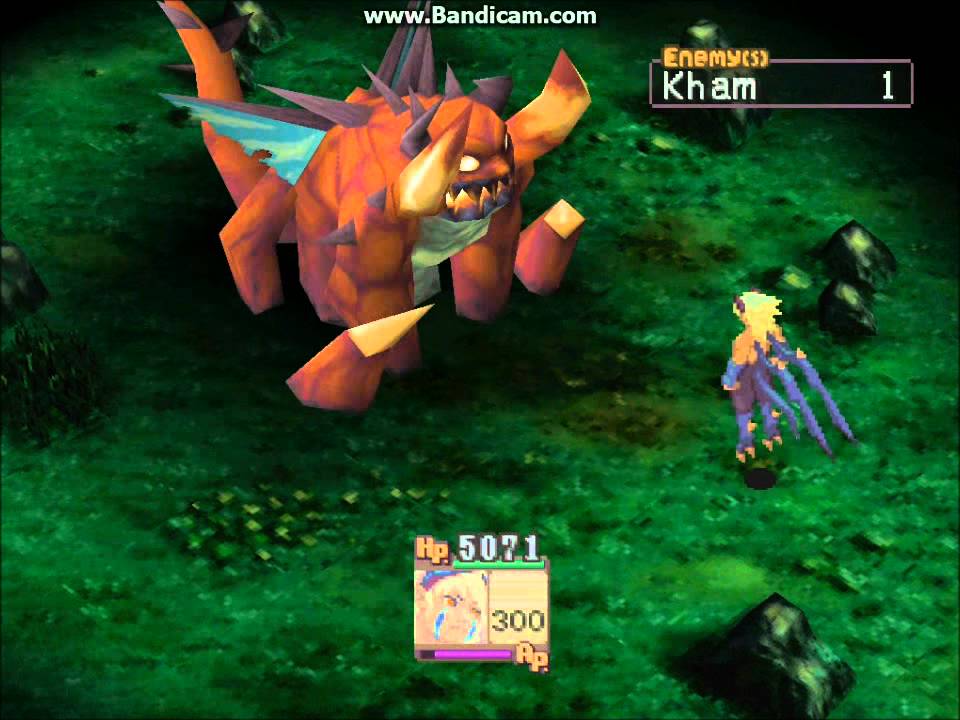 PS1 Gameplay - Breath of Fire IV - Boss #1 - Kham