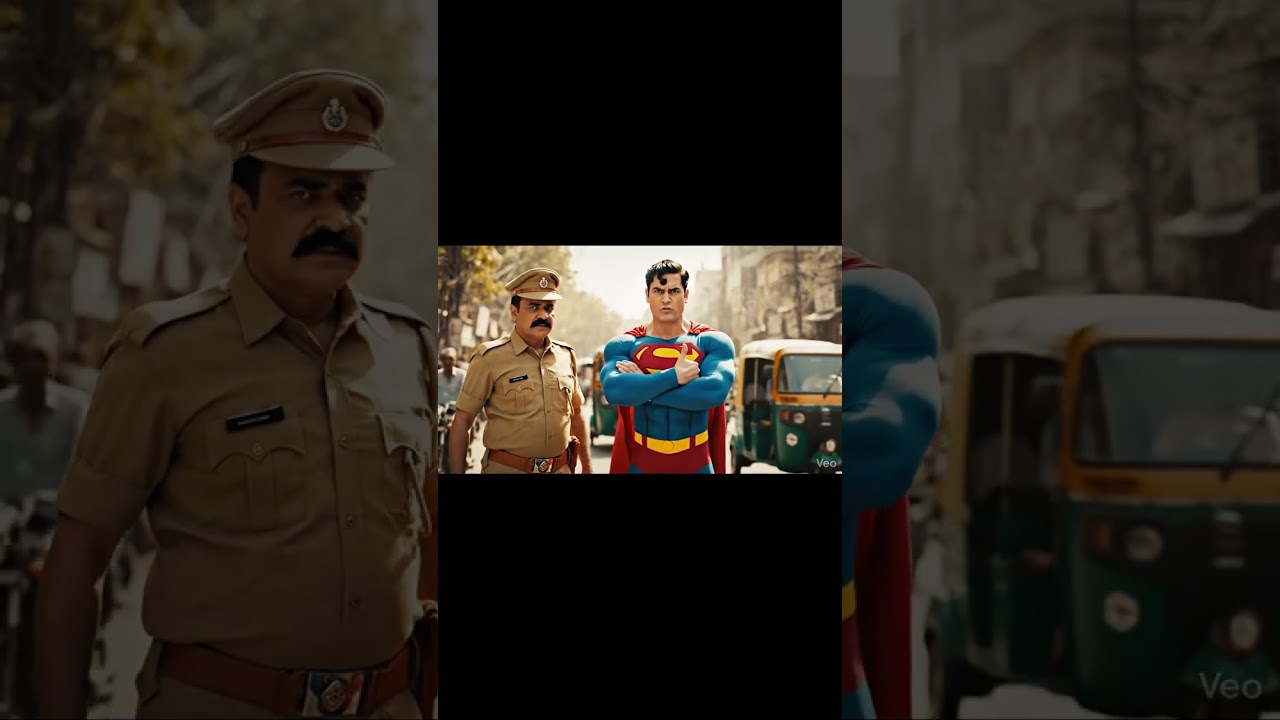 SUPERMAN vs TRAFFIC POLICE! 🦸‍♂️👮 (Challan Katega)