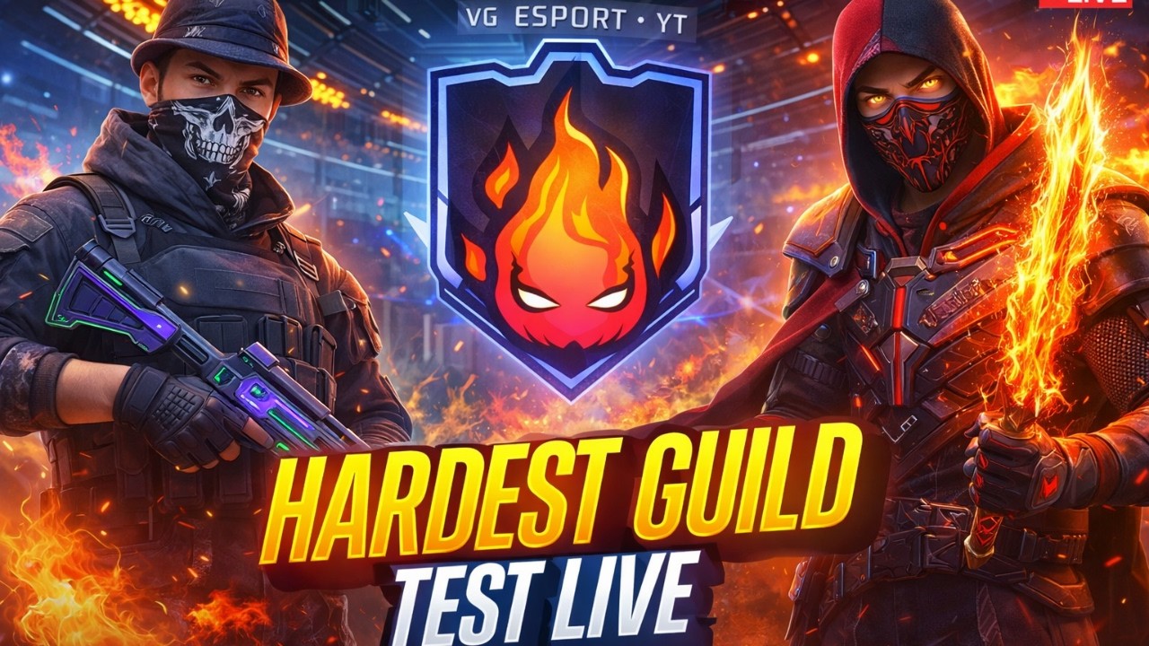 FF LIVE GUILD TEST 1 VS 4 🔥 FREE FIRE LIVE GUILD TEST 🔥 LIVE GUILD TESTING #nonstopgaming #fflive