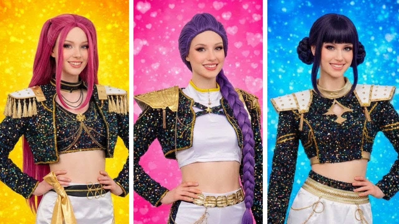 Преображение в стиле K-pop охотников на демонов ✨ Зануды хотят стать суперзвездами