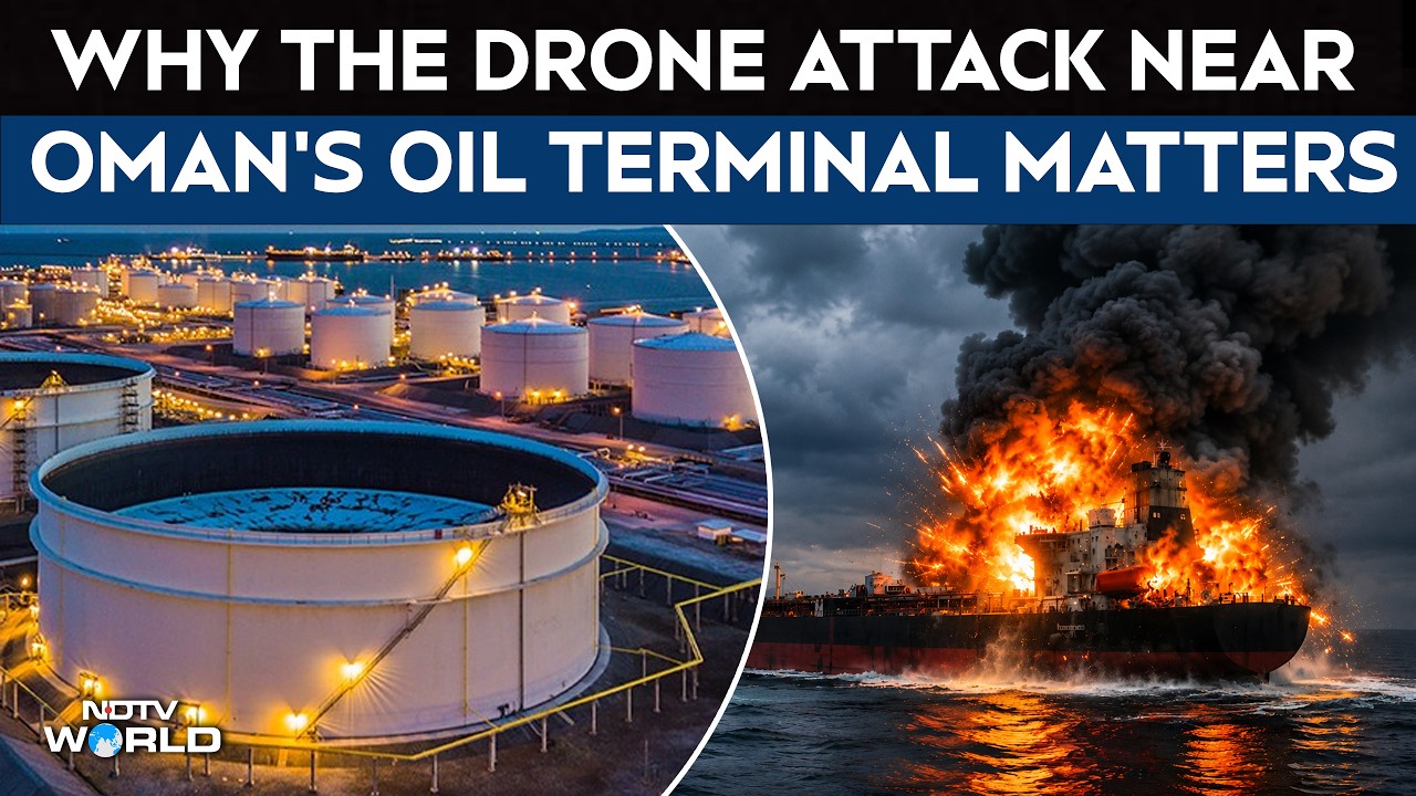 US Iran War Latest News | Why The Drone Attack Near Oman's Mina al Fahal Oil Terminal Matters