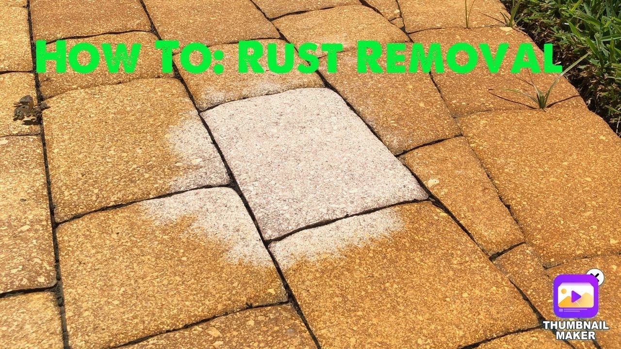 How To: Rust removal from concrete