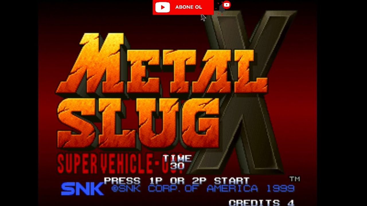 METAL SLUG X (Eski Oyunlar)