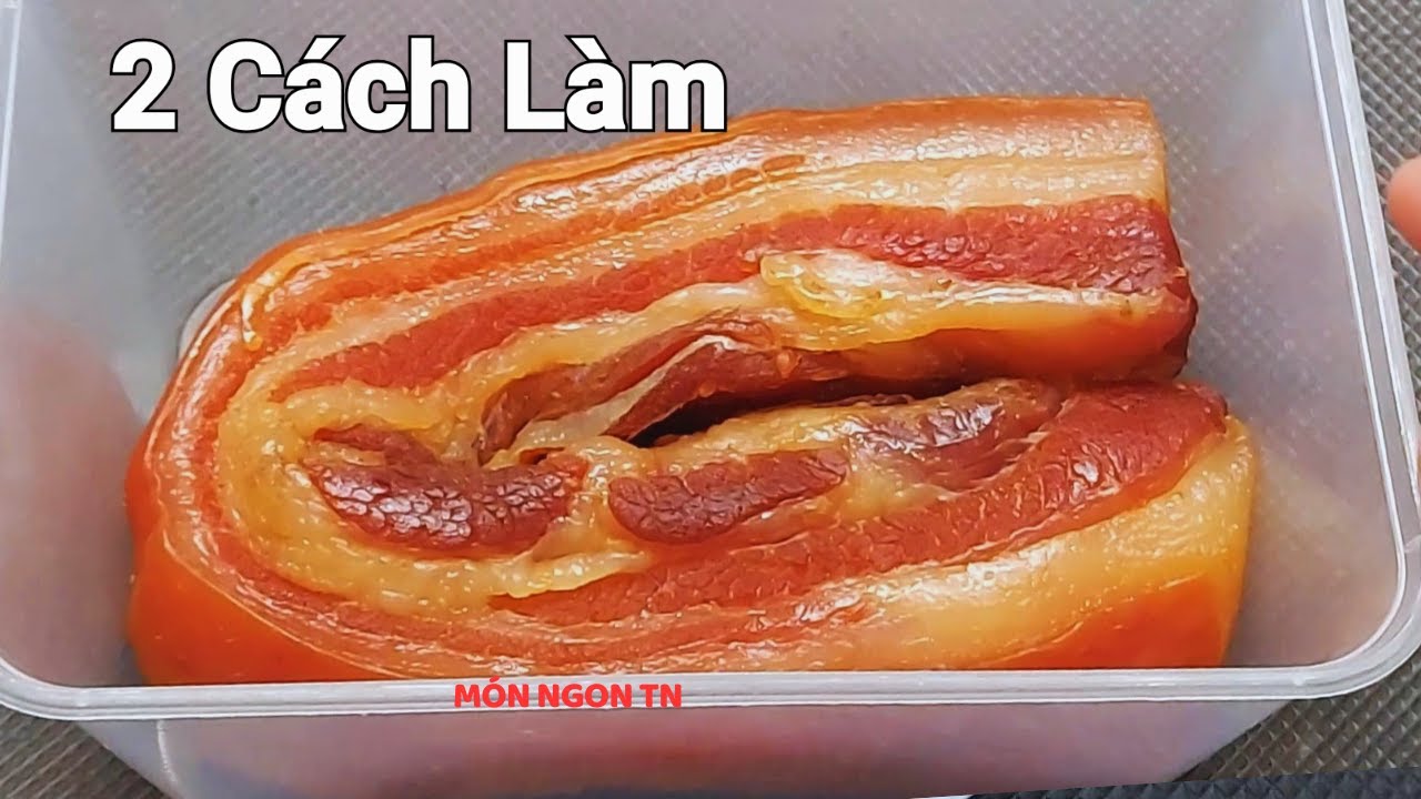 2 Cách làm THỊT HEO NGÂM NƯỚC MẮM giòn ngon và để ăn được lâu