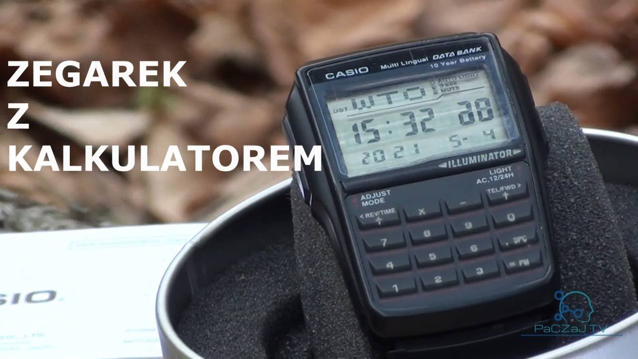 CASIO DATABANK - Kultowy zegarek z kalkulatorem