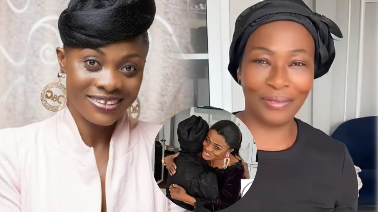 Aww Goosebumps. Evangelist Diana Asamoah Visits Mama Akosua Serwaa. 