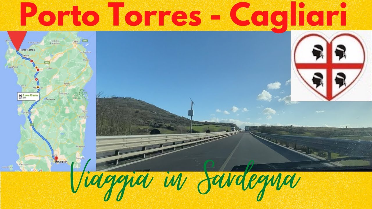Da Porto Torres a Cagliari (231 km)