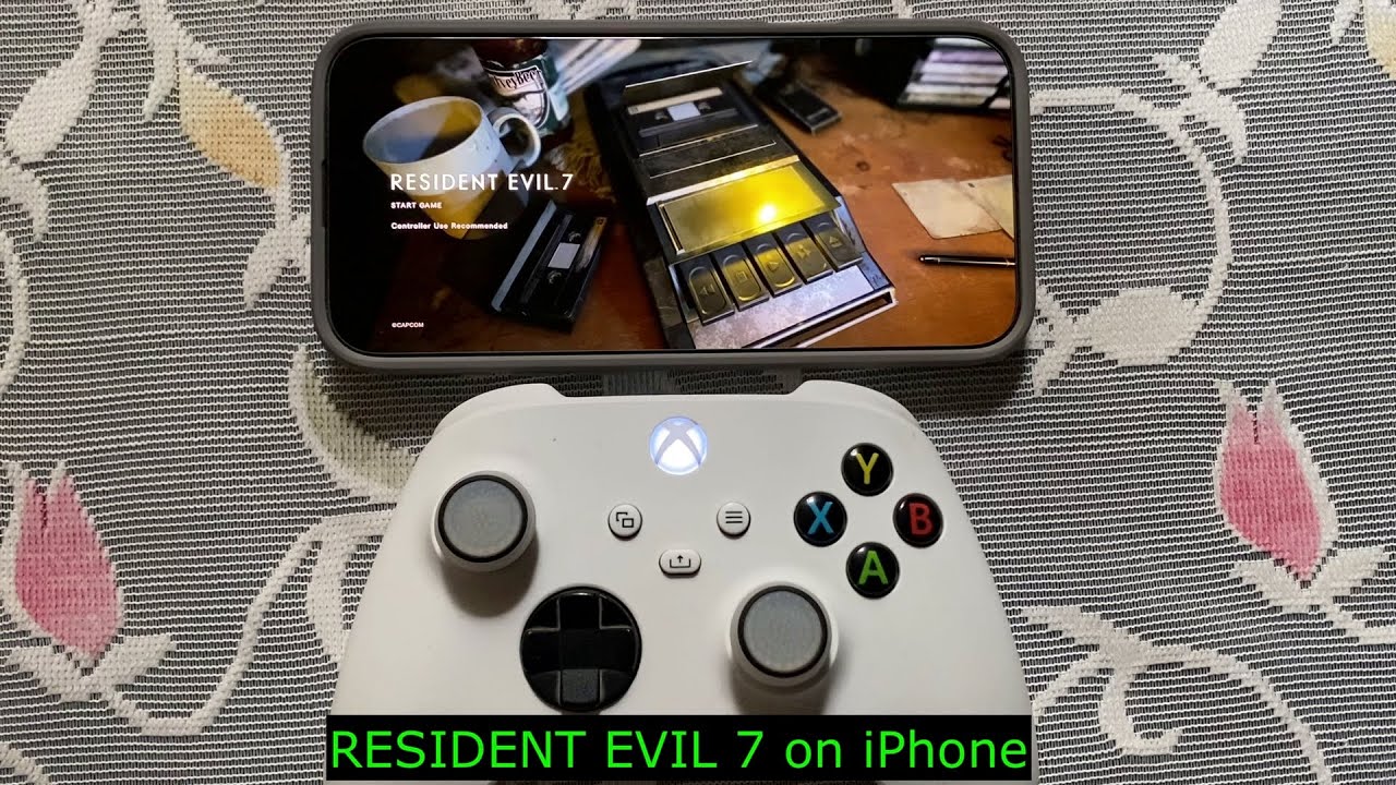 Resident Evil 7: Biohazard gameplay on iPhone 16 Pro Max | Xbox controller