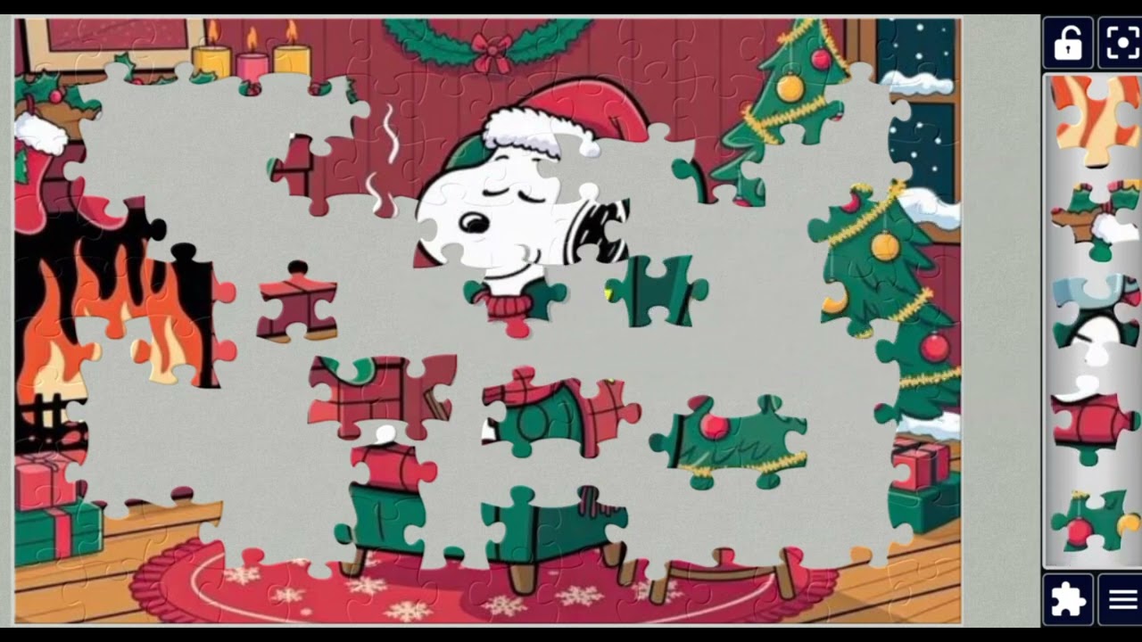 Snoopy Enjoy Cozy Christmas Time🎄🎀🪄🎁🧩 @jigsawpuzzlezone 
