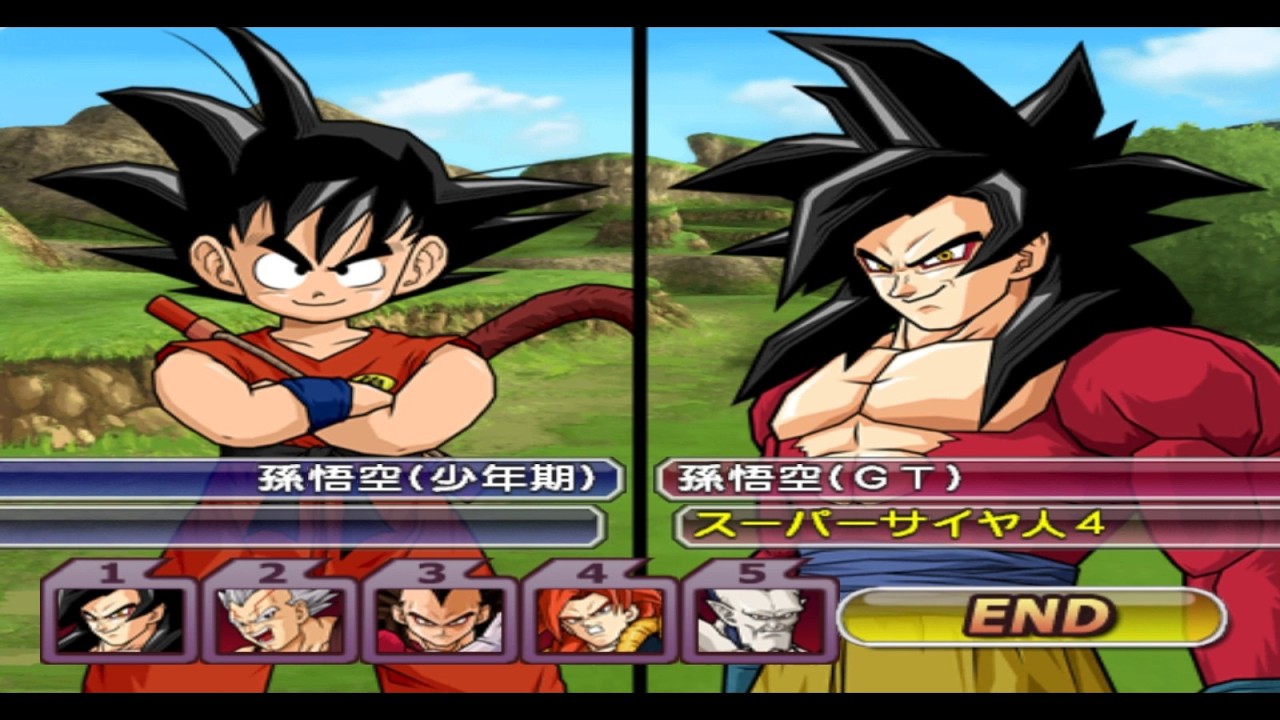 Dragon Ball Clássico vs Dragon Ball GT (5x5) Dragon Ball Z Budokai Tenkaichi 3