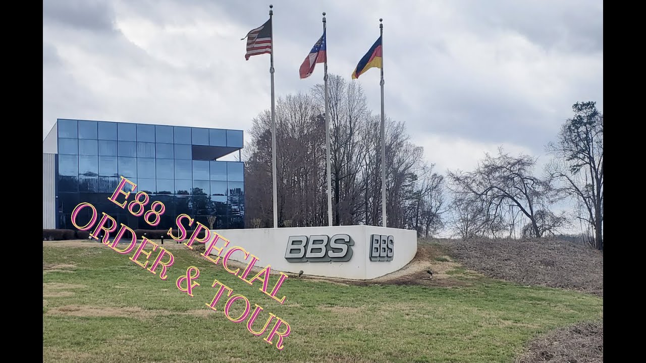 BBS North America Full Tour for Special Ordered E88's
