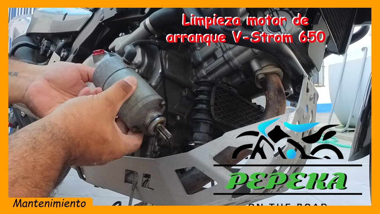 Limpieza motor de arranque V-Strom 650