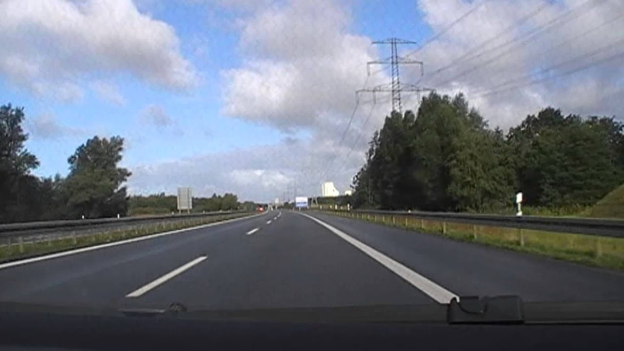 Time lapse driving Germany: Rostock County + City, highways 19 and 20