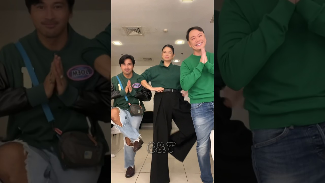 ANG KULIT😁 - Mag-partner na Meryll Soriano at Joem Bascon with Mel Martinez #tiktok
