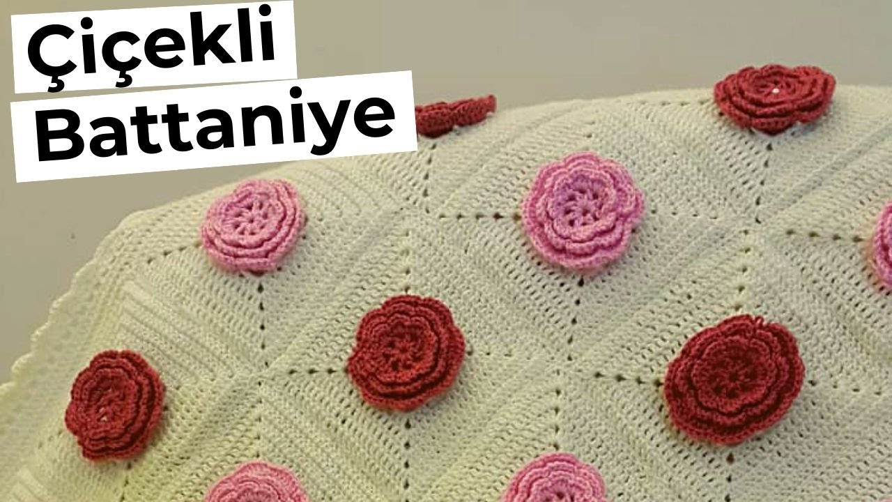 ÇİÇEK MOTİFLİ BATTANİYE YAPIMI | TIĞ İŞİ BATTANİYE MODELLERİ