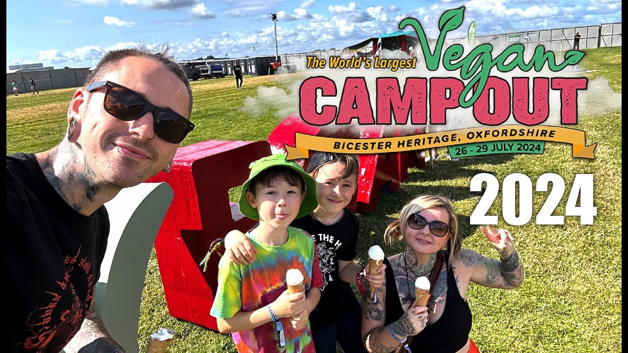 Vegan Camp Out 2024 - Family Vlog! SO MUCH FOOD!!