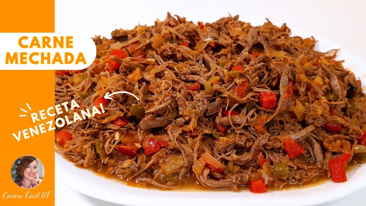 Cómo hacer CARNE MECHADA venezolana MUY JUGOSA | Cocina Fácil SF