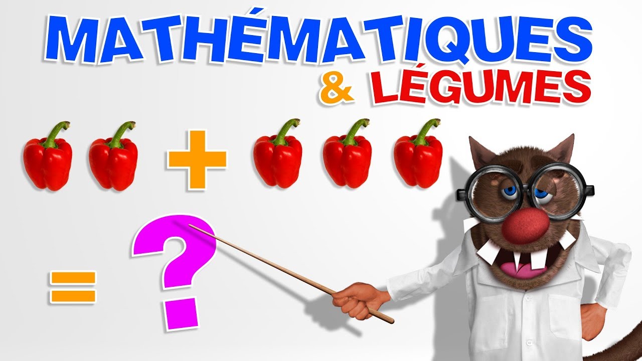 Foufou - Compter avec des Legumes (Learn to count with Vegetables - Serie 04) 4k