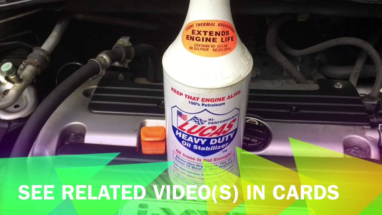 Lucas Heavy Duty Oil Stabilizer Before And After Results