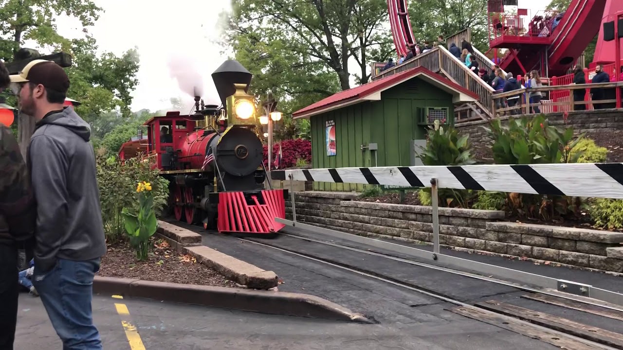 Six flags st.louis freight freak train