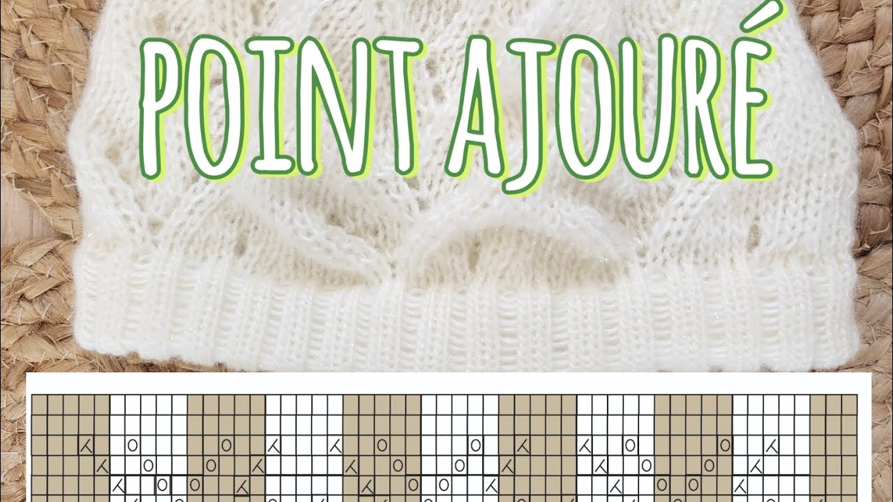 explication du point ajouré du bonnet Floraison
