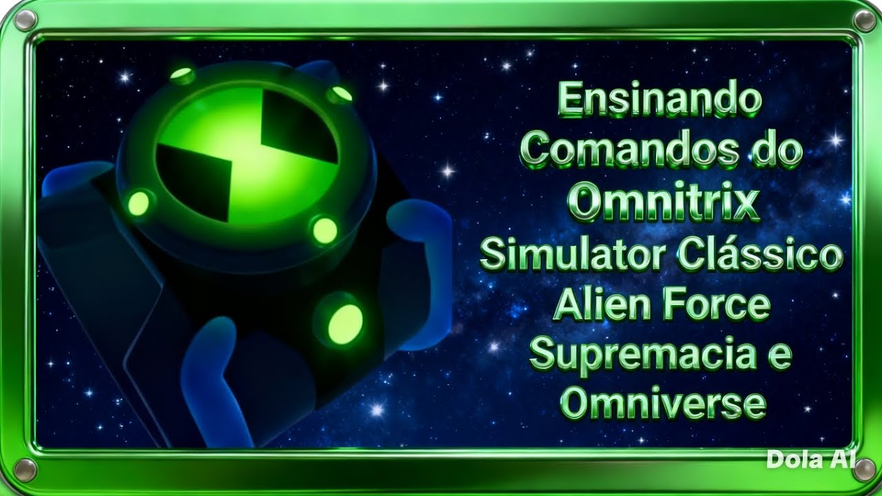 Vídeo criado por Cassiano mdk ensinando comandos no Omnitrix Simulator