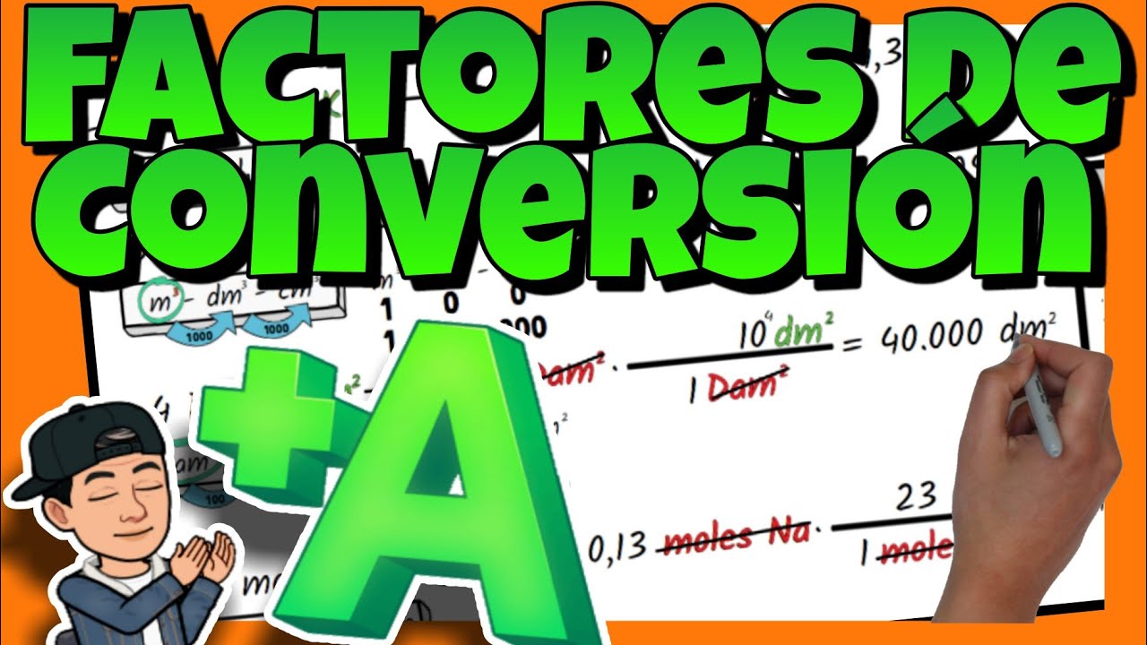 💥 Cómo hacer FACTORES de CONVERSIÓN SIMPLES | Química