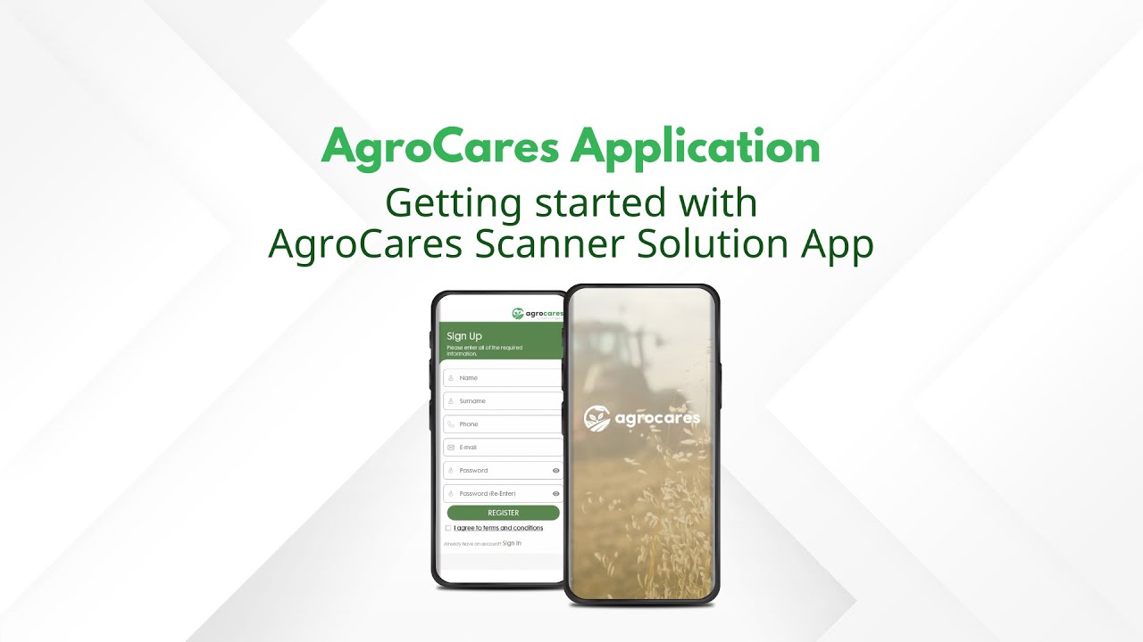 AgroCares Application | Getting Started