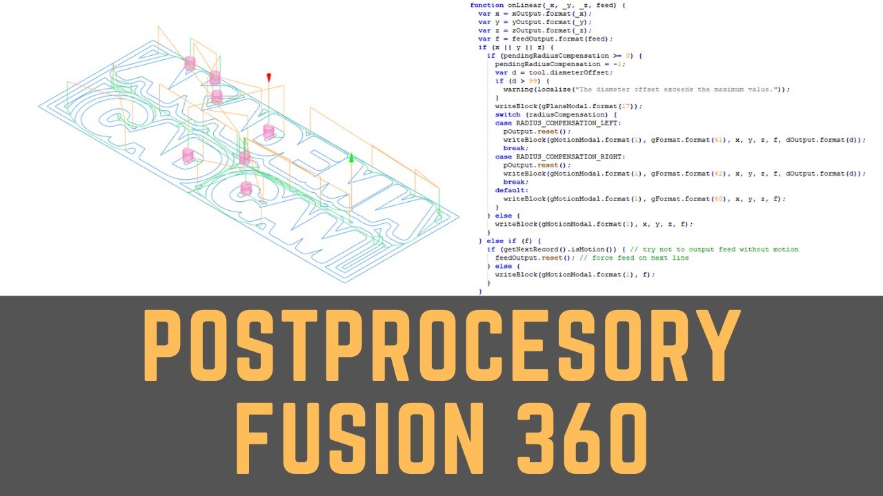 Postprocesory Fusion 360
