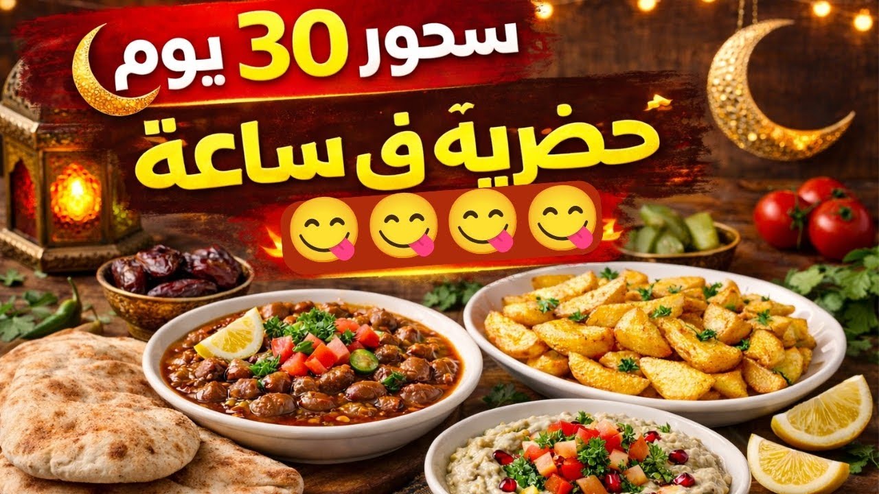 تفريزات سحور رمضان  . رمضان 2026 
