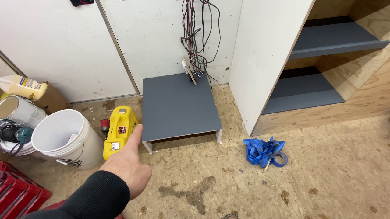 Tool Trailer Caulk and Packout Storage