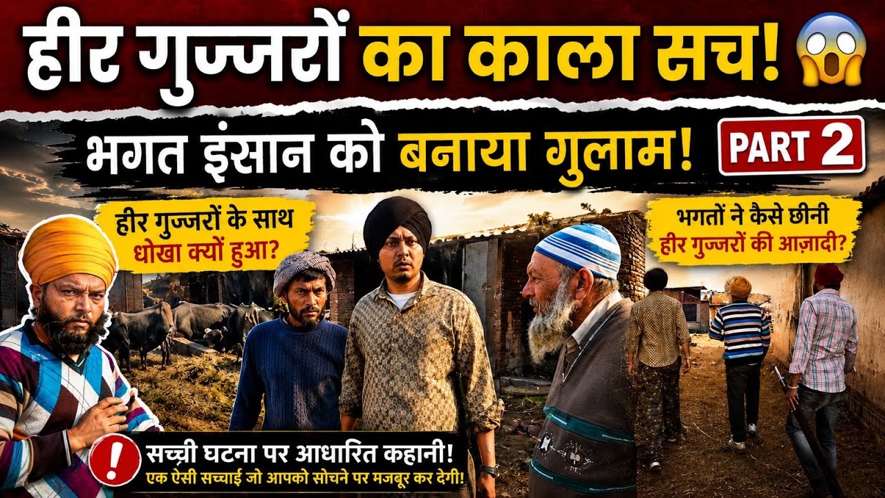 Part 2 ਹੀਰ ਗੁੱਜਰਾਂ ਨਾਲ ਪੈ ਗਿਆ ਪੇ.ਚਾ  ਭਗਤ ਬੰਦੇ ਨੂੰ ਗੁ.ਲਾ.ਮ ਬਣਾ ਕੇ ਕਰਦੇ ਸੀ ਤ.ਸ਼ੱ ਦ ਦ