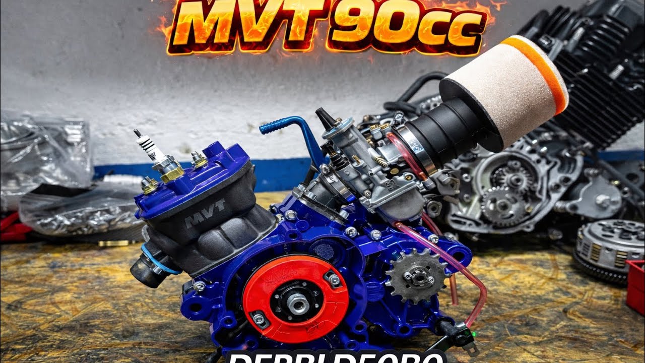 MVT 90cc Derbi Senda składnie silnika MVT DD i pwk 30 